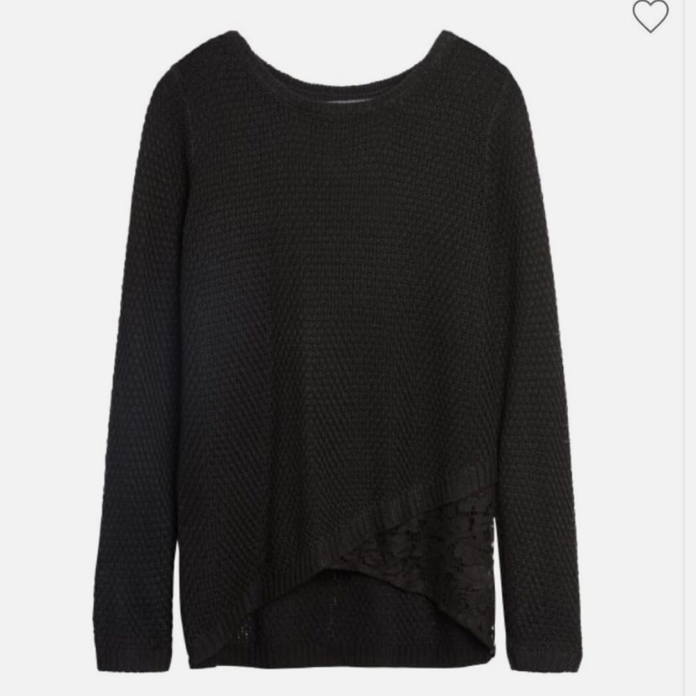 Brixon Ivy Darla Lace Asymmetric Hem Sweater - Stitch Fix